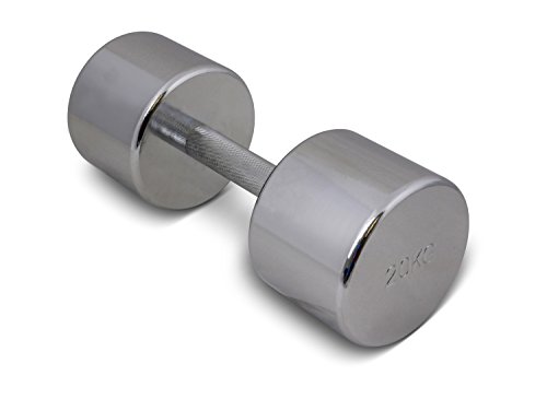 TRENAS Eine Chrom Kurzhantel - 20 kg