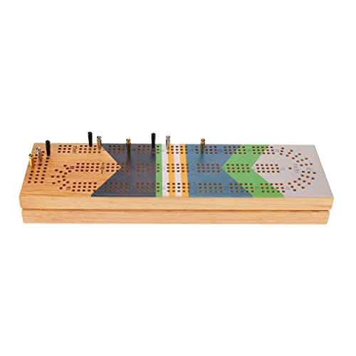 Juego de Mesa Cribbage con Tablero de Madera Plegable miniatura 3