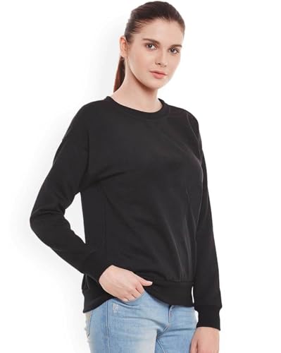 Image of CALM DOWN Fullsleeve Solid Women Sweat Shirt