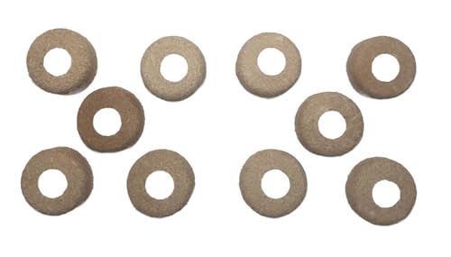 Ten (10) Hand Made Leather Pump Cups for lanterns and stoves replacement part 216-50912