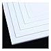 2pcs 200mm X 250mm ABS Styrene Sheets White DIY Model Architectural Material (Color : 3mm)