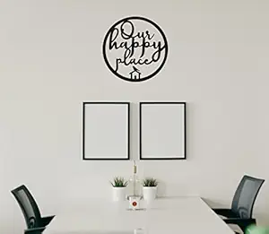 ZGX Our Happy Place Wooden Wall Art For Home,Office,Living