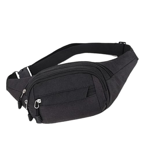 Riñonera para actividades diarias, tela Oxford, práctico accesorio de cintura elegante, diseño de cremallera, bolsa de cintura para senderismo, viajes al aire libre, caminar, correr, deportes, compras