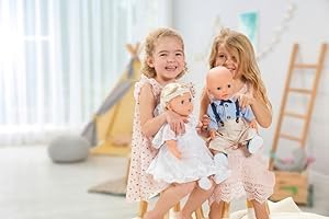 Heless 447 - Sneaker für Puppen, blau, Größe 38 - 45 cm