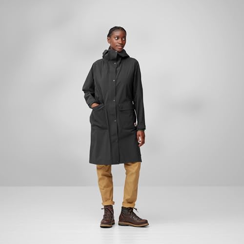 Fjällräven Vardag Rain Parka W Jacket mujer impermeable con capucha ajustable 2