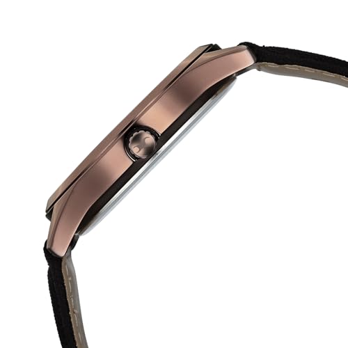 Image of Fastrack Wild Poison Dart Frogs Brown Dial Brown Leather Strap Watch for Men - 3317QL02