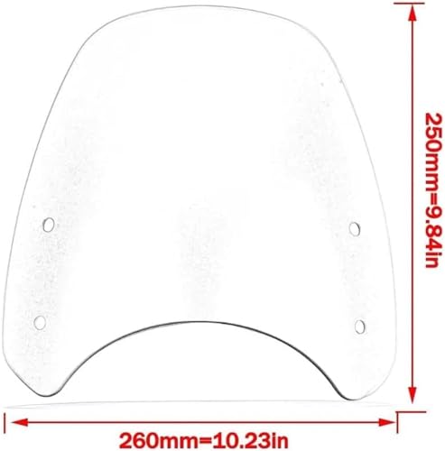 Déflecteurs de pare-brise pour phare de moto Triumph - 2