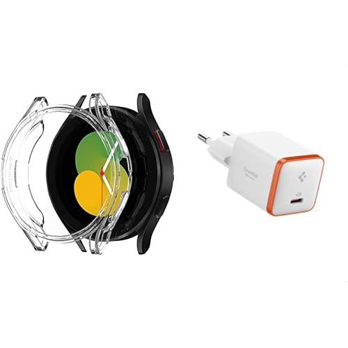 Spigen Galaxy Watch 5/4 (44mm) Kılıf Ultra Hybrid Crystal Clear - ACS05393 Spigen 30W USB-C Ultra Mini Hızlı Şarj Aleti