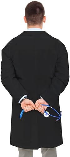 image for NY Threads Professional Lab Coat for Men Long Sleeve Medical Coat 1 Pa