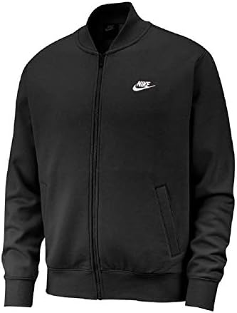Nike Club Bomber Sweat Jacket - Black 