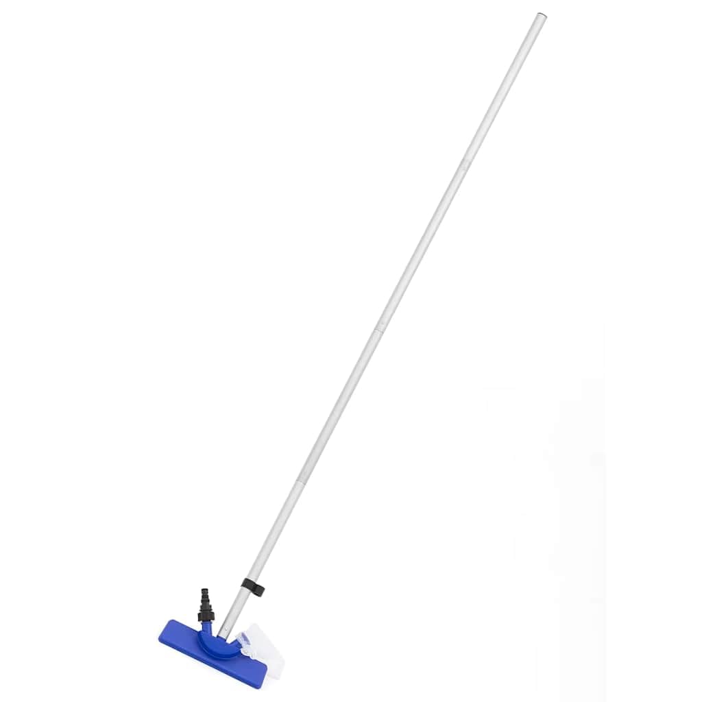 Kit Entretien Piscine Hors Sol Bestway Flowclear, aspirateur avec Manche Aluminium 4 Sections, Skimmer, diffuseur Chlore, thermomètre, bandelettes testeur