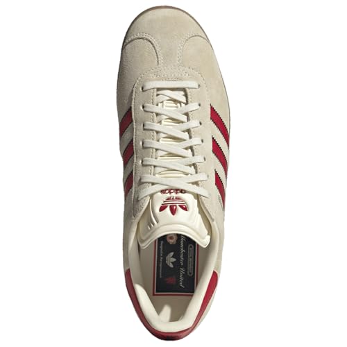 Adidas Gazelle Manchester United - Men's (JS3040, Cream/Core Black)4