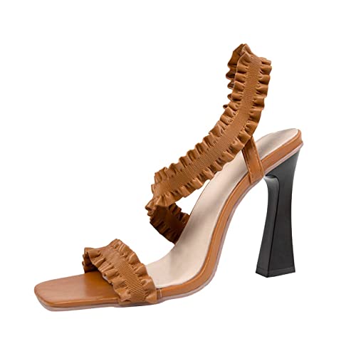 Chaussures de mode pour dames à bout ouvert et style décontracté pour l'été