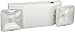 Morris Products Incandescent Emergency Light ? Remote Capable Low Profile Side Lights ? Fully Automatic Operation, Self-Contained, Compact Design ? High Impact ? White Thermoplastic Housing ? 16?