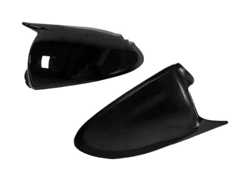 Paire bâton sur capuchon rétroviseur Smart Fortwo W451 brillant noir pose rapide