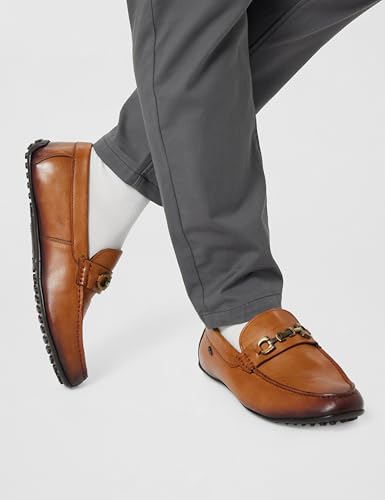 Image of Lee Cooper Men's LC7056E Leather Formal Shoes Tan 42EU