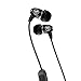 JLab Metal Bluetooth Wireless Rugged Earbuds, Titanium 8mm Drivers, 6 Hour Battery Life, Noise Isolation, Bluetooth 5.0, IP55 Sweat Proof Rating Extra Gel Tips & Cush Fins, Black…