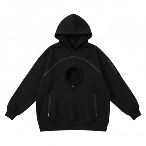 Pet Pouch Hoodie Women Oversized Cat Carrier Hoodies with Kangaroo Pocket - image 4