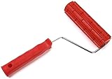 7? Zoll-Farbwalze geprägt. hsj LF- Ziegelstein-Muster Farbroller mit Griff DIY Wanddekoration 7-Zoll-Rot Lernen