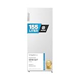 Heinrich´s Gefrierschrank 155 Liter, Temperatur:-14°C~-24°C, Freezer, No-Frost Schutz, 4x Gefrierschublade +1x Gefrierfach, LED-Display,Airflow, wechselbarer Türanschlag, Alarmfunktion, (weiß)