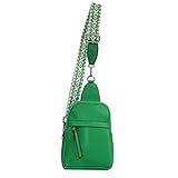 Stylisch und Moderne Bauchtasche bodybag damen mit breiter Gurt für Damen aus Vegan Leder. Ein absolute Hingucker diese Moderne Taschen mit breitem Schultergurt.