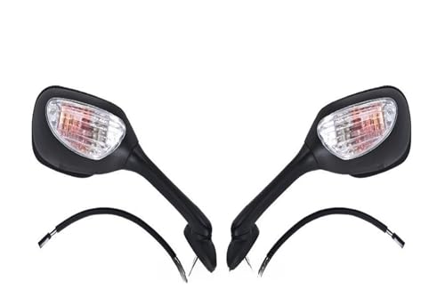 Espejos retrovisores moto con luz para GSXR 600 K6 de 2006 a 2016