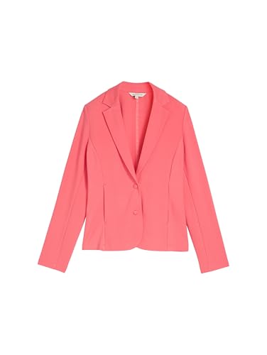 TOM TAILOR 1049772 Blazer, 40029-Rose Corail Doux, M Femmes