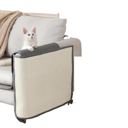 FJJRTWDG Practical Sisal Cat Scratch Pads, 2 On Each Arm, Artificial Pet Scratch Boards, Suitable for Indoor Pets Suitable for Indoor Pets(Grey)