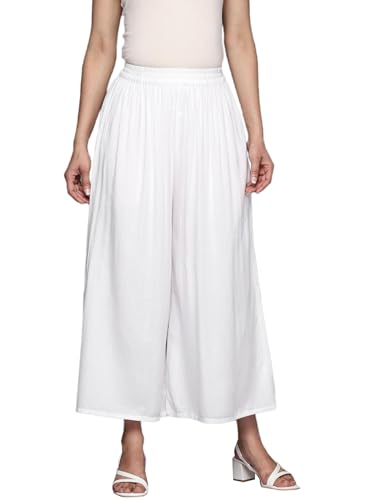 Image of Libas Solid Viscose Palazzo