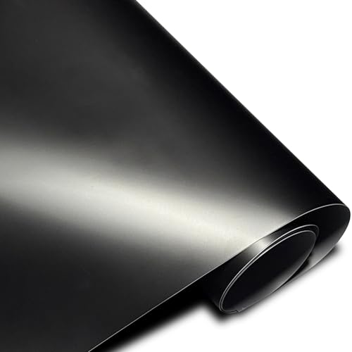Image of Matte Black Vinyl Wrap for Cars, 3ft x 5ft Vinyl Car Wrapping Film - Bubble Free Vehicle Sheet Roll for Body Protection, Scratch Resistance (Matte Black)