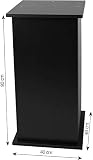 sera Unterschrank 80 cm mit Tür Black für Scaper Cube