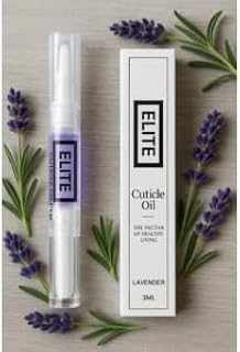 Elite Cuticle Oil Pen (Lavender) – Relaxing Nail & Cuticle Oil with Jojoba Oil, Olive Oil & Vitamin E – Soothing Nail Care Treatment (3ML)