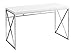 Monarch Specialties Computer Desk - Contemporary Home & Office Desk - Scratch-Resistant - 48” L (White)