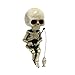ï¼«ï¼¬ï¼«ï¼£ï¼­ï¼³ Skull Ornament, Scenery Doll Mini Skull Skeletons, Aquarium Decorations Resin Landscape for Pond Garden Bonsai Decor Halloween Crafts