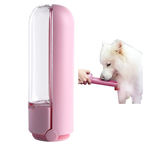 Hunde Wasserflasche, Faltbarer Hund Wasserspender, Leckabläufe Tragbare Reise Drink Cup für Haustiere im Freien zu Fuß, Wandern, Reisen, Lebensmittelqualität Kunststoff 14 Unzen Cover