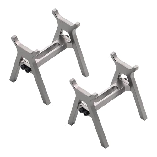 Soporte de coches RC de aluminio para mesas de trabajo y talleres de hobby