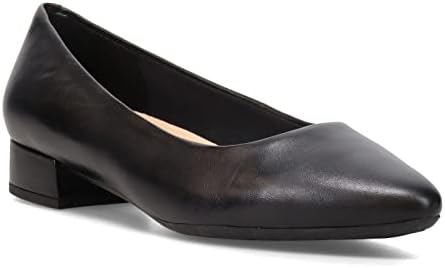 Easy Spirit Women's Caldise Pump, Black Leather, 8 | Image 3