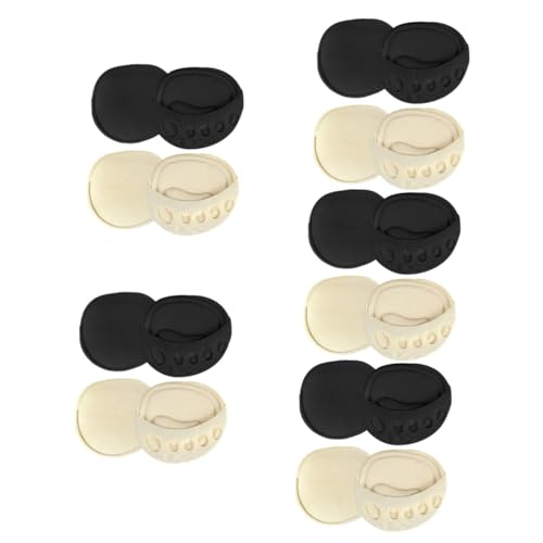 VALICLUD 5sets Womens Summer Half Palm Invisible Socks Breathable Toe Socks for High Heels Comfortable Lightweight Design for Relief Control 2pairs*5