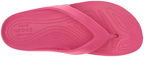 Image of crocs Girl's Kadee Ii Flip W Paradise Pink Flop-3 UK (J3) (202492-6NP)