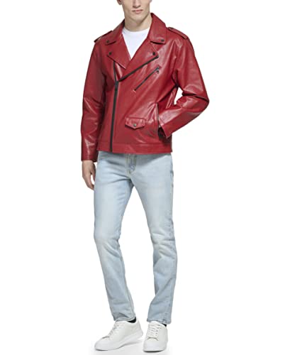 Image of DKNY Men's Modern Motorcycle Jacket