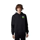 Fox Racing Men's Standard Fox X KAWI Pullover Fleece Hoddie, Black, Large
