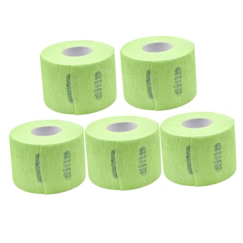 Gatuida 5 rollos Tiras Desechables para Cuello Papel Protector para Peluquería Collar Elástico Grueso para Barbería y Salones Accesorios Profesionales para Corte de Cabello