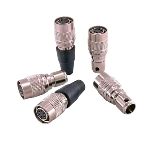 Conector HR10a para cámara industrial mini de 4 y 6 pines color plata 1
