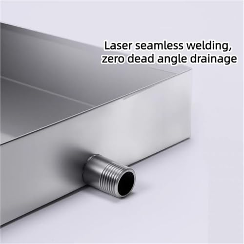 Bandeja de condensado resistente para mini split en acero inoxidable 304 3