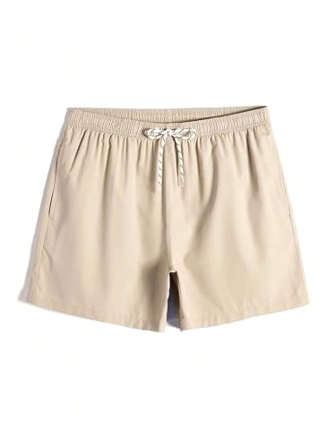 Floerns Men's 2 Pack Drawstring Swim Trunks Wide Leg Quick Dry Vacation Beach Shorts4