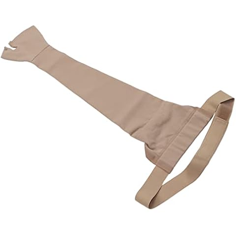 Lymphedema Compression arm Sleeve, Professional Elastic Polyurethane Breathable Mastectomy Compression arm Sleeve for Swelling Support XL-Right Hand Cover