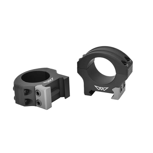 Warne 8500M Hyperlite Matte Black 1'' Low