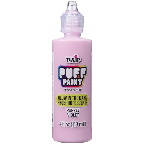 TULIP Puff Paint Glow Purple 4 Fl Oz (Pack of 1)