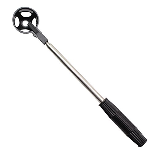 HAIYASI Golf Ball Retriever/Golf Pick Up Scoop with Stainless Steel Shaft, 16.5
