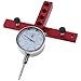SHUATI Table Saw Gauge Inch/Metric Portable Aluminum Measuring Instrument Tool Adjustable Short Precision Dial Indicator Aligning and Calibrating
